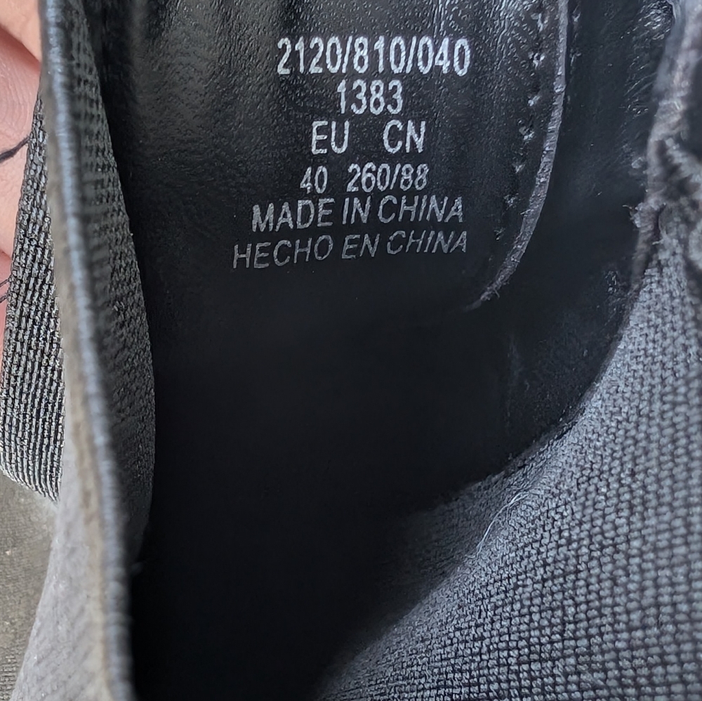 ZARA Black Chunky Platform Chelsea Boots – Women’s EU 40 / US 9.5 - Picture 6 of 7